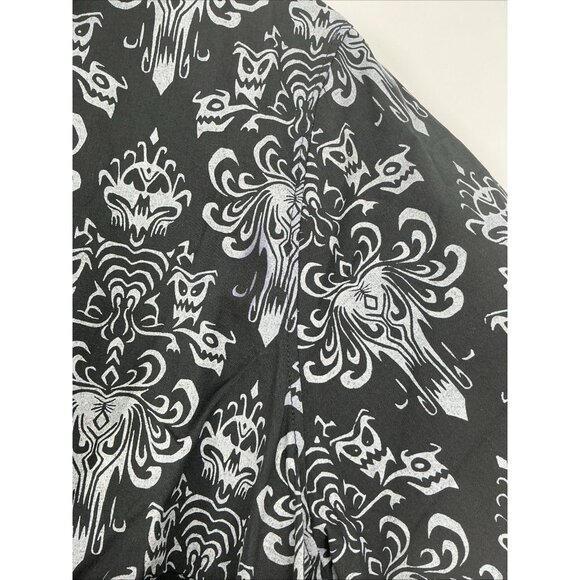 Disney Haunted Mansion Glow In The Dark Dress Plus Size 1X Black - Picture 6 of 9